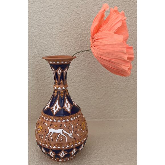 Handmade Crepe paper Iceland Poppies- Coral Charm 90 Gram - Picture 2 of 4